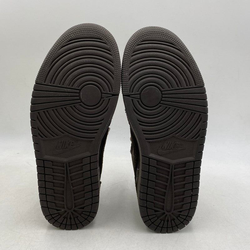 【中古品】【メンズ】 NIKE ナイキ × TRAVIS SCOTT トラヴィス・スコット AIR JORDAN 1 LOW OG SP DM7866-202 エアジョーダン 1 ロー OG SP スニーカー シューズ 靴 160-260501-as-07-izu サイズ：26.5cm カラー：DARK MOCHA/BLACK-VELVET BROWN 万代Net店