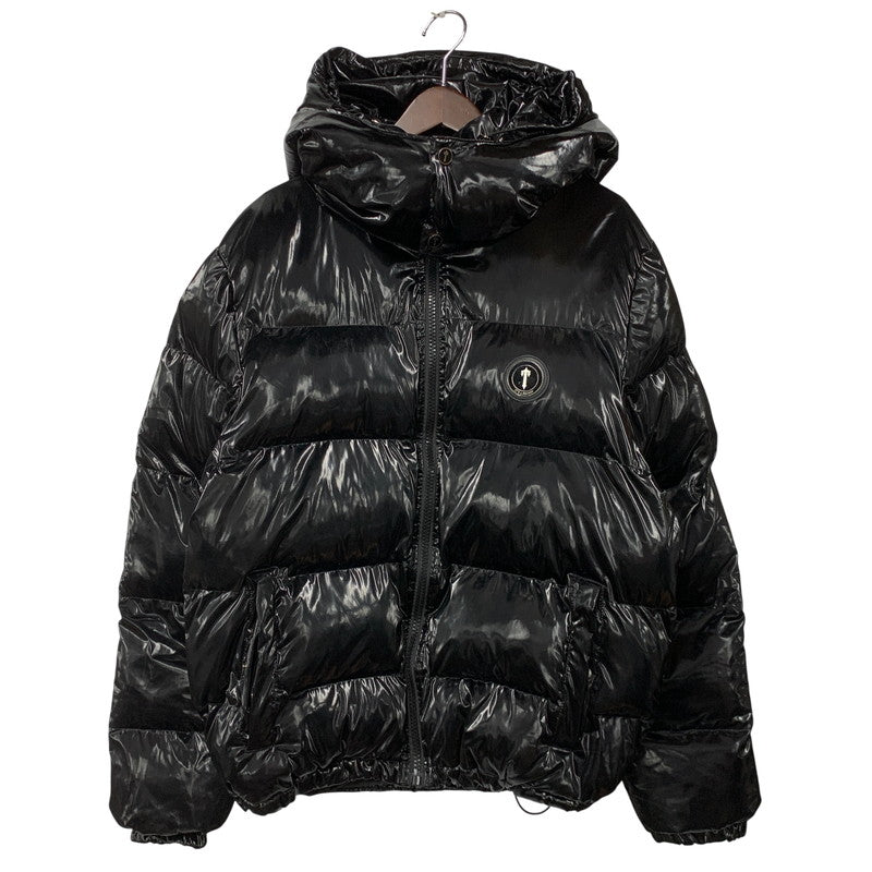 【中古品】【メンズ】 TRAPSTAR トラップスター 中綿 ARCH LOGO HOODIE JACKET アーチ ロゴ フーディー ジャケット アウター 142-260501-kh-10-izu サイズ：M カラー：ブラック 万代Net店