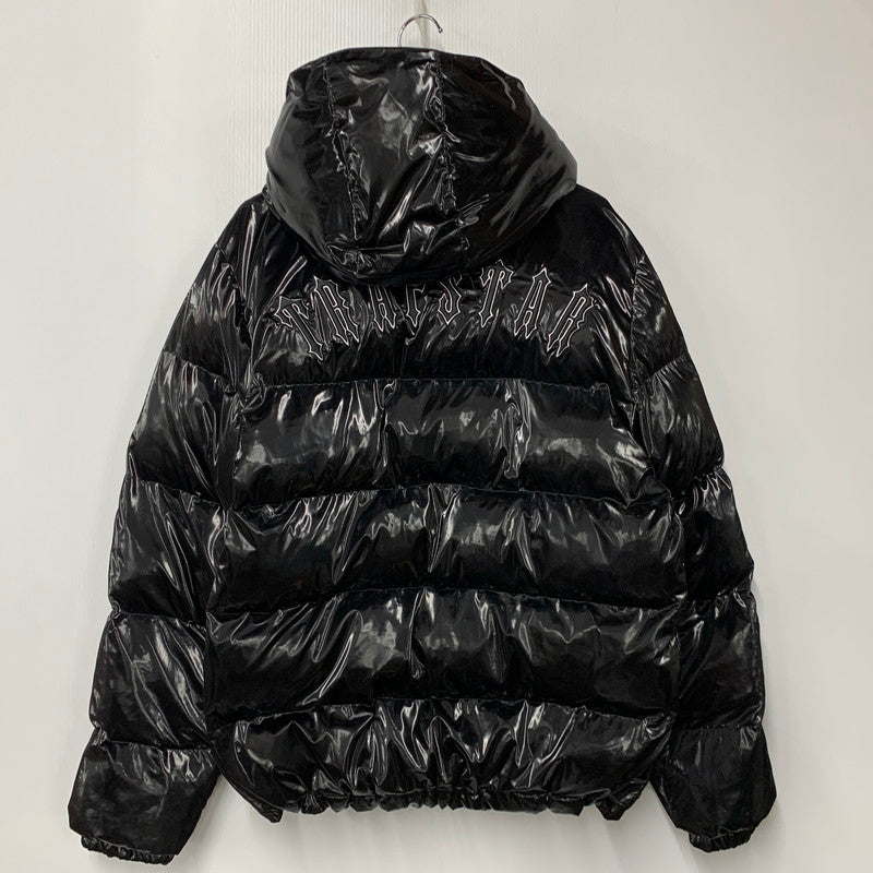 【中古品】【メンズ】 TRAPSTAR トラップスター 中綿 ARCH LOGO HOODIE JACKET アーチ ロゴ フーディー ジャケット アウター 142-260501-kh-10-izu サイズ：M カラー：ブラック 万代Net店