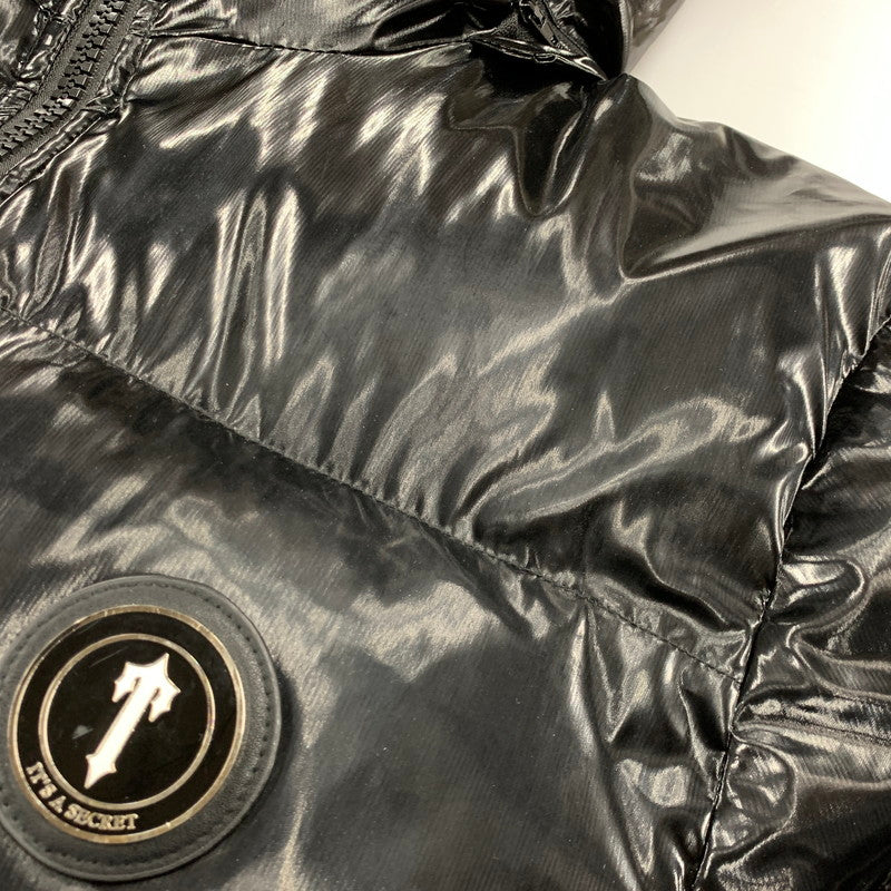【中古品】【メンズ】 TRAPSTAR トラップスター 中綿 ARCH LOGO HOODIE JACKET アーチ ロゴ フーディー ジャケット アウター 142-260501-kh-10-izu サイズ：M カラー：ブラック 万代Net店