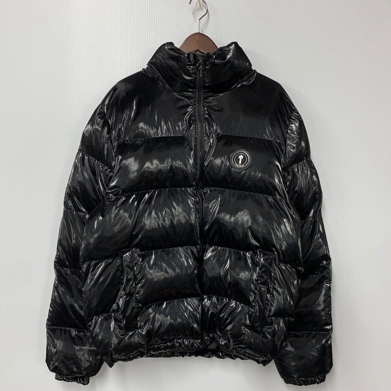【中古品】【メンズ】 TRAPSTAR トラップスター 中綿 ARCH LOGO HOODIE JACKET アーチ ロゴ フーディー ジャケット アウター 142-260501-kh-10-izu サイズ：M カラー：ブラック 万代Net店