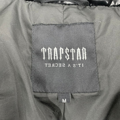 【中古品】【メンズ】 TRAPSTAR トラップスター 中綿 ARCH LOGO HOODIE JACKET アーチ ロゴ フーディー ジャケット アウター 142-260501-kh-10-izu サイズ：M カラー：ブラック 万代Net店