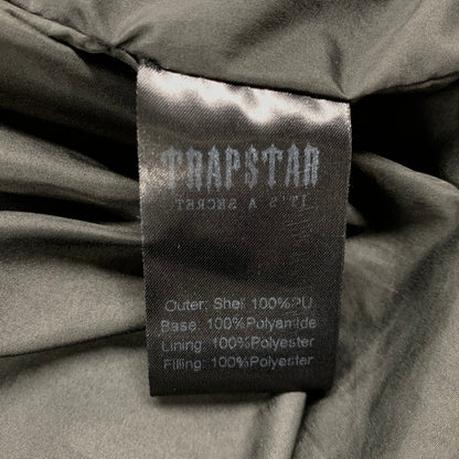 【中古品】【メンズ】 TRAPSTAR トラップスター 中綿 ARCH LOGO HOODIE JACKET アーチ ロゴ フーディー ジャケット アウター 142-260501-kh-10-izu サイズ：M カラー：ブラック 万代Net店