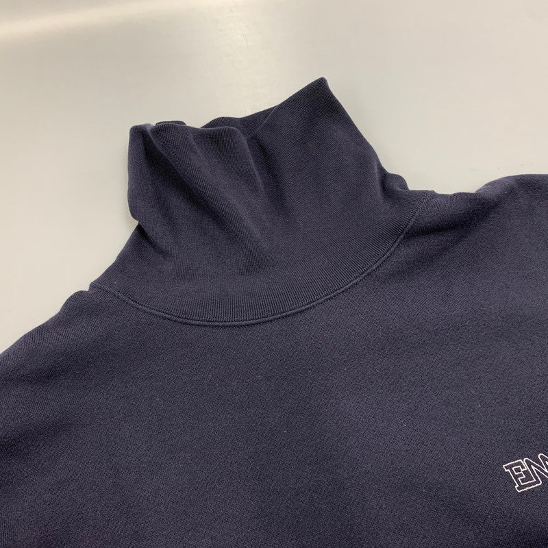 【中古品】【メンズ】 ENNOY エンノイ AW24BRENCT05NTL ELECTRIC LOGO TURTLENECK SWEAT SHIRT エレクトリック ロゴ タートルネック スウェットシャツ トップス 長袖 140-260502-cs-04-izu サイズ：XL カラー：ネイビー 万代Net店