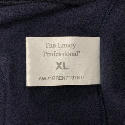 【中古品】【メンズ】 ENNOY エンノイ AW24BRENPT07NTL ELECTRIC LOGO SWEAT PANTS エレクトリック ロゴ スウェットパンツ ボトムス ズボン 151-260502-cs-05-izu サイズ：XL カラー：ネイビー 万代Net店