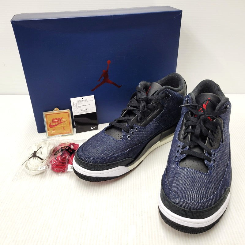 【中古品】【メンズ】 NIKE×LEVI’S ナイキ×リーバイス IH7959-400 AIR JORDAN 3 RETRO SP エア ジョーダン スリー レトロ スぺシャル LEVI'S TAB スニーカー シューズ 靴 160-260502-cs-17-izu サイズ：30cm カラー：DENIM/BLACK-SAIL 万代Net店