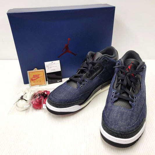 【中古品】【メンズ】 NIKE×LEVI’S ナイキ×リーバイス IH7959-400 AIR JORDAN 3 RETRO SP エア ジョーダン スリー レトロ スぺシャル LEVI'S TAB スニーカー シューズ 靴 160-260502-cs-17-izu サイズ：30cm カラー：DENIM/BLACK-SAIL 万代Net店
