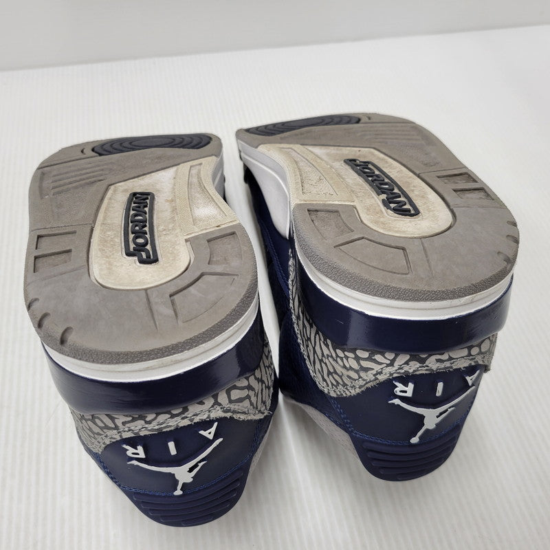 【中古品】【メンズ】 NIKE ナイキ CT8532-401 AIR JORDAN 3 RETRO エア ジョーダン スリー レトロ スニーカー シューズ 靴 160-260502-cs-15-izu サイズ：29cm カラー：MIDNIGHT NAVY/WHITE 万代Net店