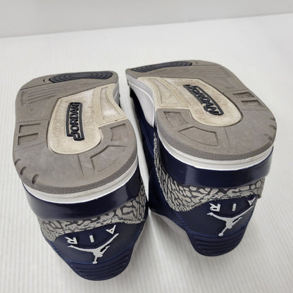 【中古品】【メンズ】 NIKE ナイキ CT8532-401 AIR JORDAN 3 RETRO エア ジョーダン スリー レトロ スニーカー シューズ 靴 160-260502-cs-15-izu サイズ：29cm カラー：MIDNIGHT NAVY/WHITE 万代Net店