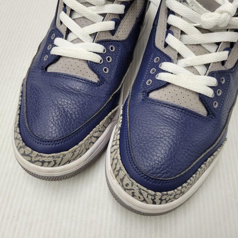 【中古品】【メンズ】 NIKE ナイキ CT8532-401 AIR JORDAN 3 RETRO エア ジョーダン スリー レトロ スニーカー シューズ 靴 160-260502-cs-15-izu サイズ：29cm カラー：MIDNIGHT NAVY/WHITE 万代Net店