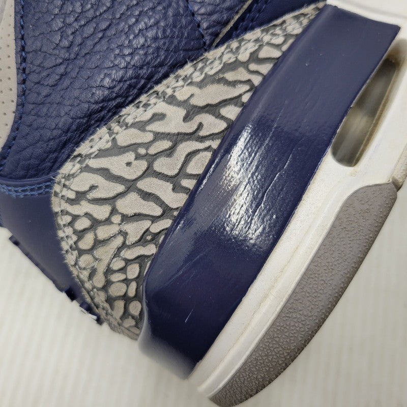 【中古品】【メンズ】 NIKE ナイキ CT8532-401 AIR JORDAN 3 RETRO エア ジョーダン スリー レトロ スニーカー シューズ 靴 160-260502-cs-15-izu サイズ：29cm カラー：MIDNIGHT NAVY/WHITE 万代Net店