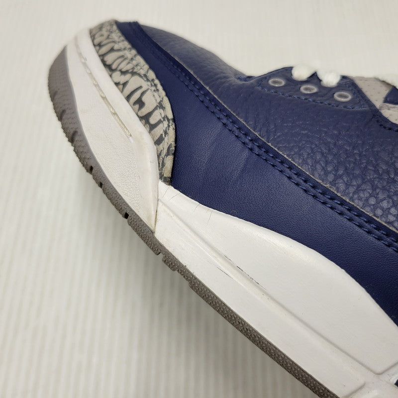 【中古品】【メンズ】 NIKE ナイキ CT8532-401 AIR JORDAN 3 RETRO エア ジョーダン スリー レトロ スニーカー シューズ 靴 160-260502-cs-15-izu サイズ：29cm カラー：MIDNIGHT NAVY/WHITE 万代Net店