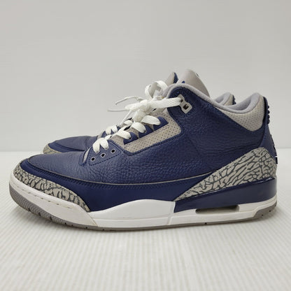 【中古品】【メンズ】 NIKE ナイキ CT8532-401 AIR JORDAN 3 RETRO エア ジョーダン スリー レトロ スニーカー シューズ 靴 160-260502-cs-15-izu サイズ：29cm カラー：MIDNIGHT NAVY/WHITE 万代Net店