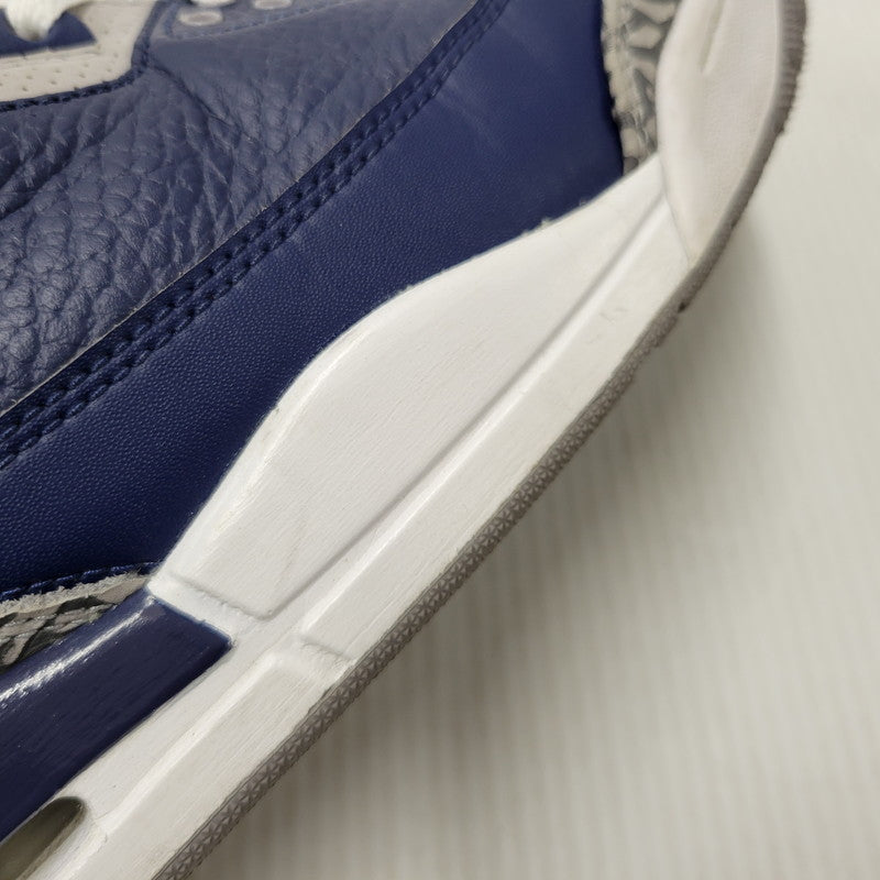 【中古品】【メンズ】 NIKE ナイキ CT8532-401 AIR JORDAN 3 RETRO エア ジョーダン スリー レトロ スニーカー シューズ 靴 160-260502-cs-15-izu サイズ：29cm カラー：MIDNIGHT NAVY/WHITE 万代Net店