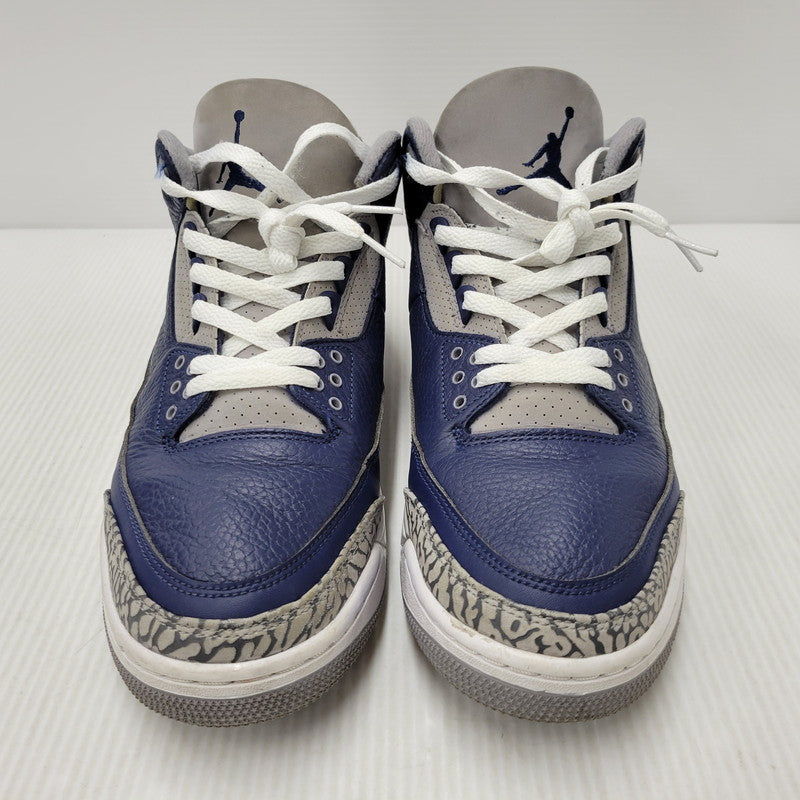 【中古品】【メンズ】 NIKE ナイキ CT8532-401 AIR JORDAN 3 RETRO エア ジョーダン スリー レトロ スニーカー シューズ 靴 160-260502-cs-15-izu サイズ：29cm カラー：MIDNIGHT NAVY/WHITE 万代Net店