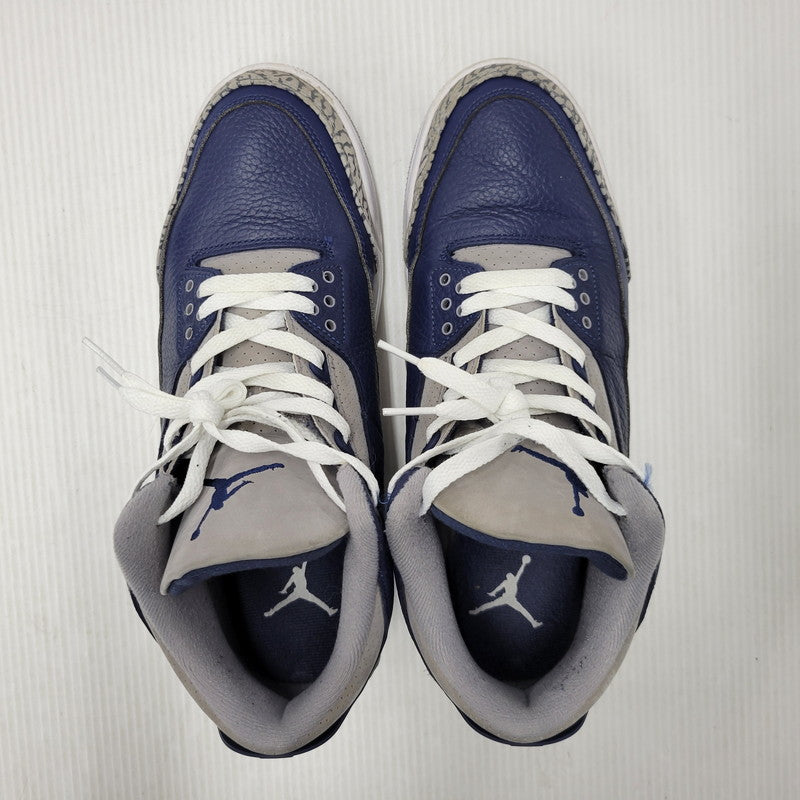 【中古品】【メンズ】 NIKE ナイキ CT8532-401 AIR JORDAN 3 RETRO エア ジョーダン スリー レトロ スニーカー シューズ 靴 160-260502-cs-15-izu サイズ：29cm カラー：MIDNIGHT NAVY/WHITE 万代Net店