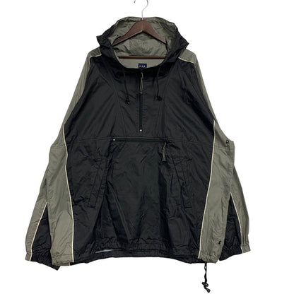 【中古品】【メンズ】 OLD GAP オールド ギャップ 162756-02 ANORAK PARKA アノラック パーカー アウター 146-260509-cs-02-izu サイズ：XXL カラー：ブラック×グレー 万代Net店