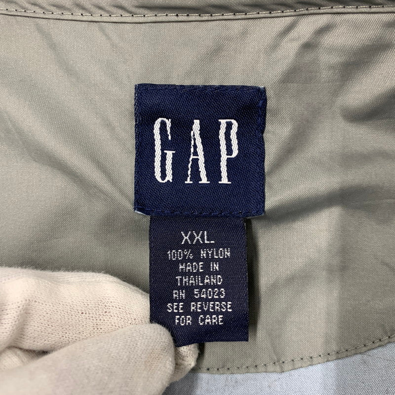 【中古品】【メンズ】 OLD GAP オールド ギャップ 162756-02 ANORAK PARKA アノラック パーカー アウター 146-260509-cs-02-izu サイズ：XXL カラー：ブラック×グレー 万代Net店