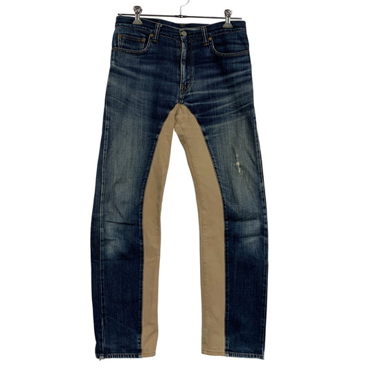 【中古品】【メンズ】 KOJIMA GENES コジマジーンズ MONKEY COMBO PANTS モンキー コンボ パンツ ボトムス ズボン 156-260509-cs-09-izu サイズ：不明 カラー：インディゴ×ベージュ 万代Net店