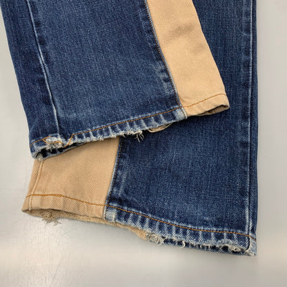 【中古品】【メンズ】 KOJIMA GENES コジマジーンズ MONKEY COMBO PANTS モンキー コンボ パンツ ボトムス ズボン 156-260509-cs-09-izu サイズ：不明 カラー：インディゴ×ベージュ 万代Net店