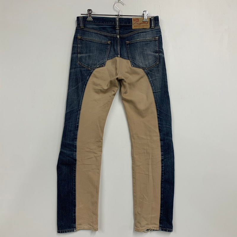 【中古品】【メンズ】 KOJIMA GENES コジマジーンズ MONKEY COMBO PANTS モンキー コンボ パンツ ボトムス ズボン 156-260509-cs-09-izu サイズ：不明 カラー：インディゴ×ベージュ 万代Net店