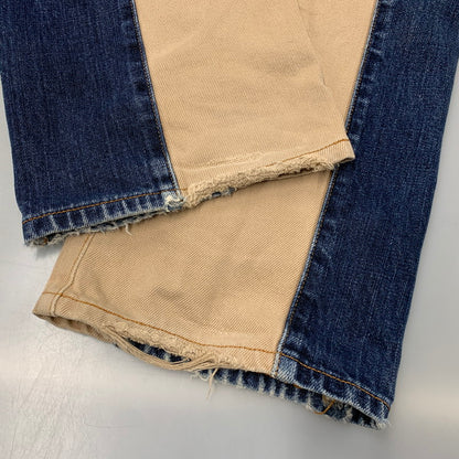 【中古品】【メンズ】 KOJIMA GENES コジマジーンズ MONKEY COMBO PANTS モンキー コンボ パンツ ボトムス ズボン 156-260509-cs-09-izu サイズ：不明 カラー：インディゴ×ベージュ 万代Net店