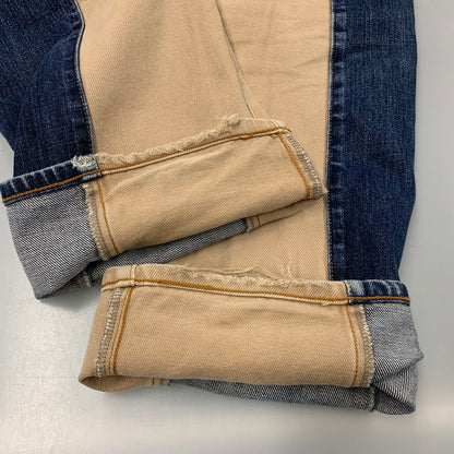 【中古品】【メンズ】 KOJIMA GENES コジマジーンズ MONKEY COMBO PANTS モンキー コンボ パンツ ボトムス ズボン 156-260509-cs-09-izu サイズ：不明 カラー：インディゴ×ベージュ 万代Net店