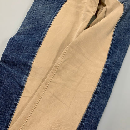 【中古品】【メンズ】 KOJIMA GENES コジマジーンズ MONKEY COMBO PANTS モンキー コンボ パンツ ボトムス ズボン 156-260509-cs-09-izu サイズ：不明 カラー：インディゴ×ベージュ 万代Net店