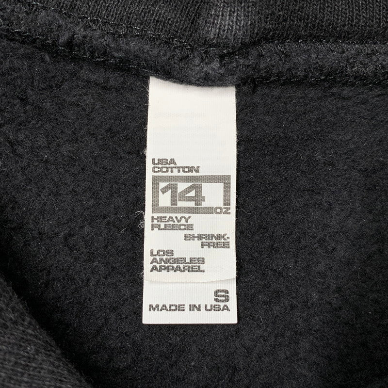 【中古品】【メンズ】 LOS ANGELES APPAREL ロサンゼルスアパレル 14OZ PULLOVER HOODIE プルオーバー フーディー トップス 長袖 142-260509-cs-06-izu サイズ：S カラー：ブラック 万代Net店