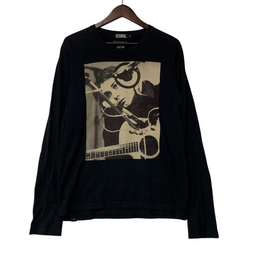 【中古品】【メンズ】 HYSTERIC GLAMOUR ヒステリックグラマー 0294CL01 KURT COBAIN LS TEE カート コバーン ロングスリーブ ティー トップス 長袖 140-260502-cs-02-izu サイズ：M カラー：ブラック 万代Net店
