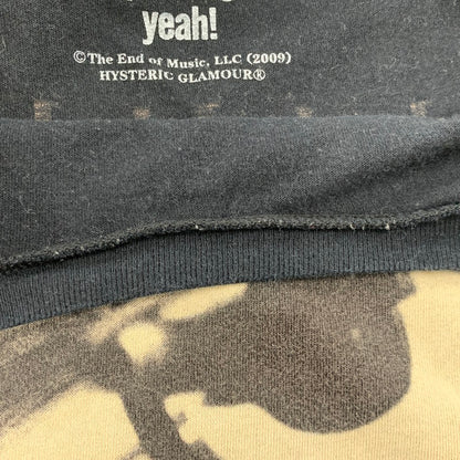 【中古品】【メンズ】 HYSTERIC GLAMOUR ヒステリックグラマー 0294CL01 KURT COBAIN LS TEE カート コバーン ロングスリーブ ティー トップス 長袖 140-260502-cs-02-izu サイズ：M カラー：ブラック 万代Net店