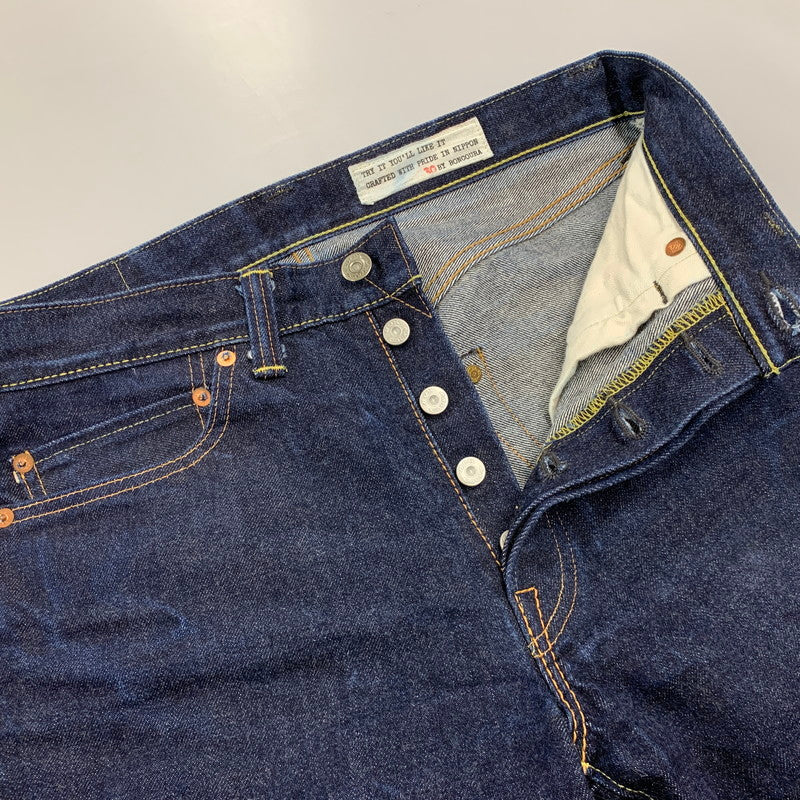 【中古品】【メンズ】 BONCOURA ボンクラ SHRINK TO FIT シュリンクトゥフィット Vステッチ XX DENIM PANTS デニム パンツ ボトムス ズボン 156-260502-cs-10-izu サイズ：30 カラー：インディゴ 万代Net店