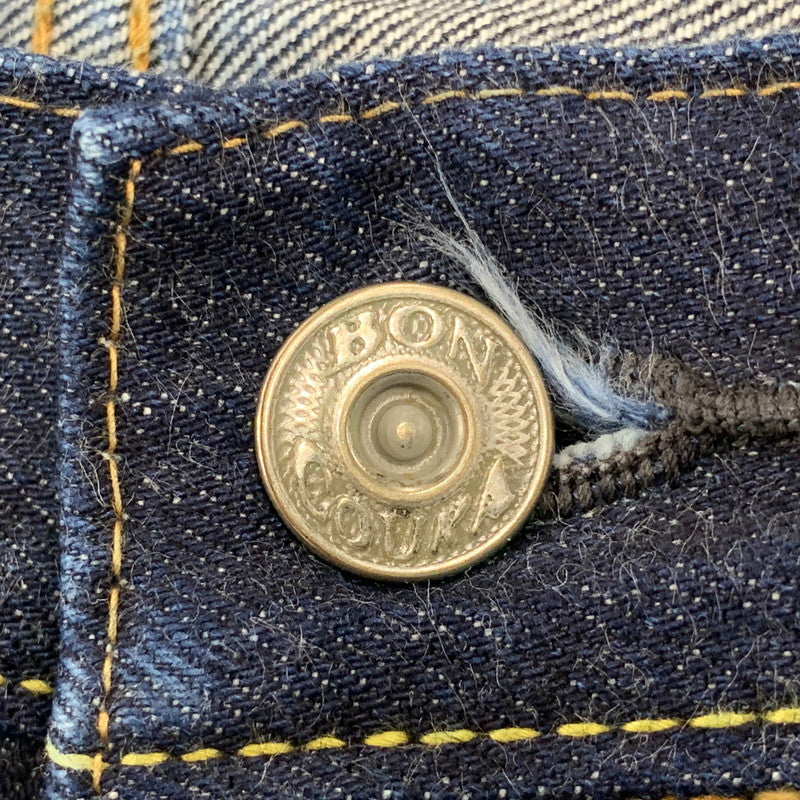 【中古品】【メンズ】 BONCOURA ボンクラ SHRINK TO FIT シュリンクトゥフィット Vステッチ XX DENIM PANTS デニム パンツ ボトムス ズボン 156-260502-cs-10-izu サイズ：30 カラー：インディゴ 万代Net店