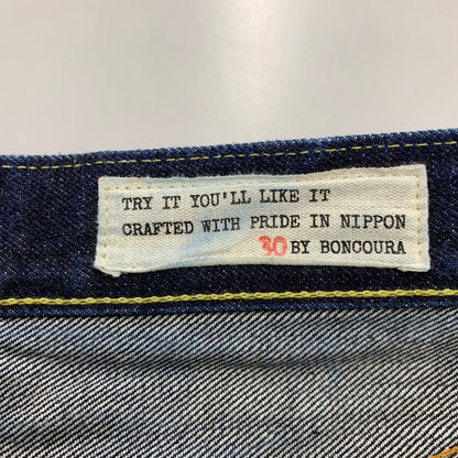 【中古品】【メンズ】 BONCOURA ボンクラ SHRINK TO FIT シュリンクトゥフィット Vステッチ XX DENIM PANTS デニム パンツ ボトムス ズボン 156-260502-cs-10-izu サイズ：30 カラー：インディゴ 万代Net店