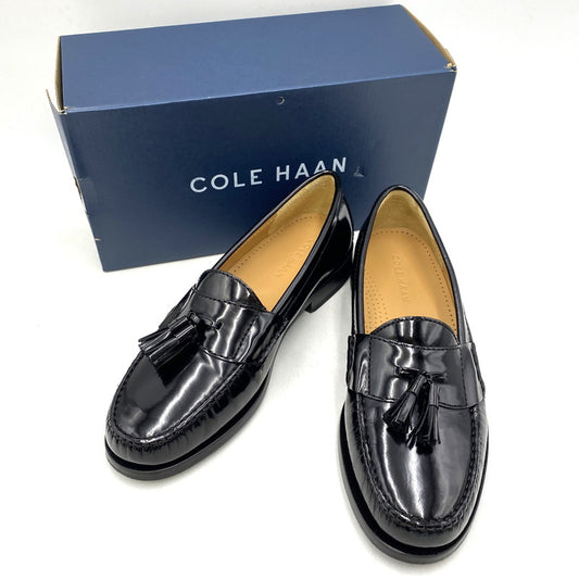 【中古品】【メンズ/レディース】 COLE HAAN コールハーン 03506 PINCH TASSEL ピンチ タッセル ローファー 靴 164-260502-kh-01-izu サイズ：25.5 カラー：ブラック 万代Net店