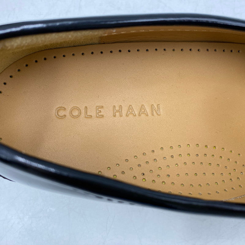 【中古品】【メンズ/レディース】 COLE HAAN コールハーン 03506 PINCH TASSEL ピンチ タッセル ローファー 靴 164-260502-kh-01-izu サイズ：25.5 カラー：ブラック 万代Net店