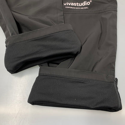 【中古品】【メンズ】 WIND AND SEA×VIVASTUDIO ウィンダンシー×ビバスタジオ VIVA-03 RIBSTOP TRACK PANTS リップストップ トラック パンツ ボトムス ズボン 153-260509-cs-10-izu サイズ：L カラー：ブラック 万代Net店