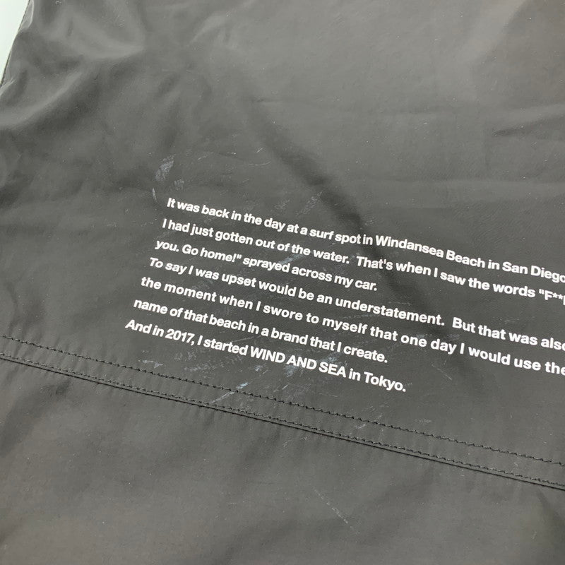【中古品】【メンズ】 WIND AND SEA×VIVASTUDIO ウィンダンシー×ビバスタジオ VIVA-03 RIBSTOP TRACK PANTS リップストップ トラック パンツ ボトムス ズボン 153-260509-cs-10-izu サイズ：L カラー：ブラック 万代Net店