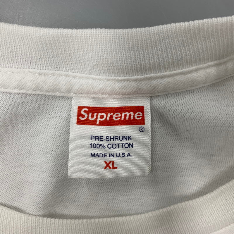 【中古品】【メンズ】 SUPREME シュプリーム 19SS BUJU BANTON TEE ブジュ バントン ティー トップス 半袖 149-260520-cs-15-izu サイズ：XL カラー：ホワイト 万代Net店