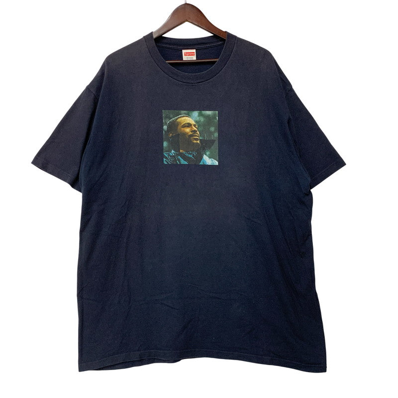 【中古品】【メンズ】 SUPREME シュプリーム 18FW MARVIN GAYE TEE マーヴィン ゲイ ティー トップス 半袖 149-260502-cs-13-izu サイズ：XL カラー：ネイビー 万代Net店