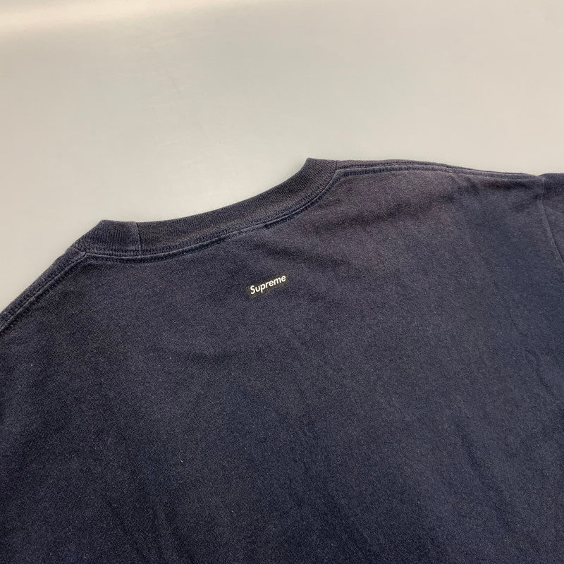 【中古品】【メンズ】 SUPREME シュプリーム 18FW MARVIN GAYE TEE マーヴィン ゲイ ティー トップス 半袖 149-260502-cs-13-izu サイズ：XL カラー：ネイビー 万代Net店
