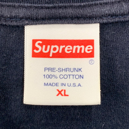 【中古品】【メンズ】 SUPREME シュプリーム 18FW MARVIN GAYE TEE マーヴィン ゲイ ティー トップス 半袖 149-260502-cs-13-izu サイズ：XL カラー：ネイビー 万代Net店