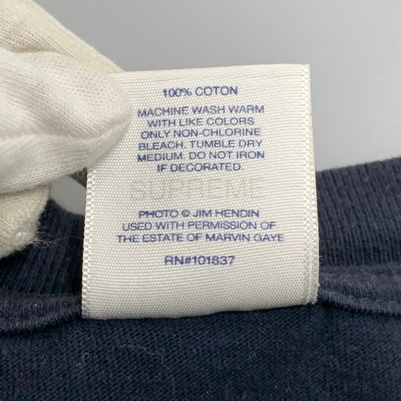 【中古品】【メンズ】 SUPREME シュプリーム 18FW MARVIN GAYE TEE マーヴィン ゲイ ティー トップス 半袖 149-260502-cs-13-izu サイズ：XL カラー：ネイビー 万代Net店