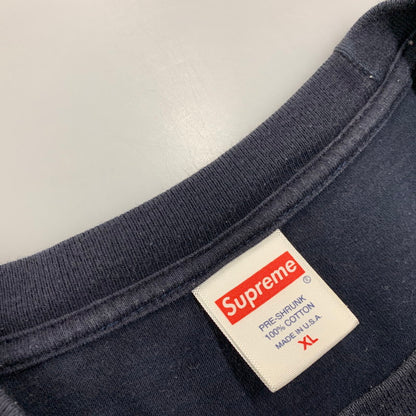 【中古品】【メンズ】 SUPREME シュプリーム 18FW MARVIN GAYE TEE マーヴィン ゲイ ティー トップス 半袖 149-260502-cs-13-izu サイズ：XL カラー：ネイビー 万代Net店