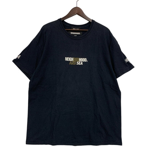 【中古品】【メンズ】 NEIGHBORHOOD×WIND AND SEA ネイバーフッド×ウィンダンシー 201ELWSN-STM01S NHWDS C-TEE.SS ショートスリーブ Tシャツ トップス 半袖 142-260509-cs-05-izu サイズ：XL カラー：ブラック 万代Net店