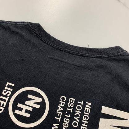 【中古品】【メンズ】 NEIGHBORHOOD×WIND AND SEA ネイバーフッド×ウィンダンシー 201ELWSN-STM01S NHWDS C-TEE.SS ショートスリーブ Tシャツ トップス 半袖 142-260509-cs-05-izu サイズ：XL カラー：ブラック 万代Net店