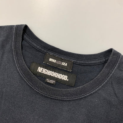 【中古品】【メンズ】 NEIGHBORHOOD×WIND AND SEA ネイバーフッド×ウィンダンシー 201ELWSN-STM01S NHWDS C-TEE.SS ショートスリーブ Tシャツ トップス 半袖 142-260509-cs-05-izu サイズ：XL カラー：ブラック 万代Net店