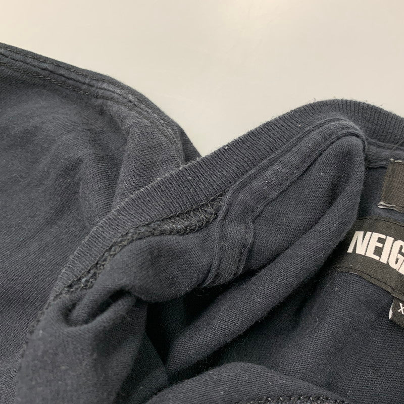 【中古品】【メンズ】 NEIGHBORHOOD×WIND AND SEA ネイバーフッド×ウィンダンシー 201ELWSN-STM01S NHWDS C-TEE.SS ショートスリーブ Tシャツ トップス 半袖 142-260509-cs-05-izu サイズ：XL カラー：ブラック 万代Net店