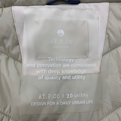【中古品】【メンズ】 AT.P.CO アティピコ A273FLOYD595 QUILTING LINER HOODED JACKET キルティング ライナー フーデッド ジャケット アウター 147-260509-cs-01-izu サイズ：M カラー：ホワイト系 万代Net店