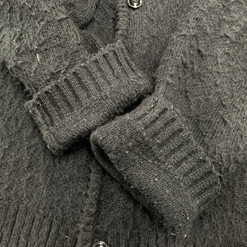 【中古品】【メンズ】 TOWNCRAFT タウンクラフト SOLID SHAGGY CARDIGAN ソリッド シャギー カーディガン トップス 長袖 145-260512-ya-11-izu サイズ：L カラー：BLACK 万代Net店